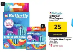 Makro Butterfly Regular Wax Crayons offer