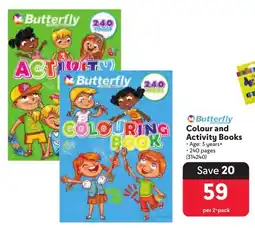 Makro Butterfly Colour and Activity Books offer
