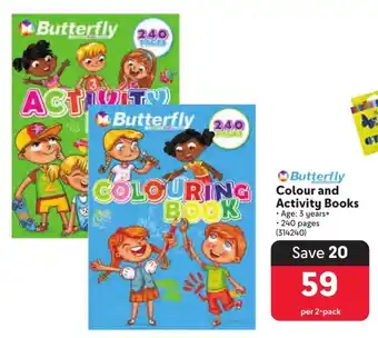 Makro Butterfly Colour and Activity Books offer