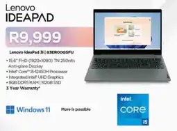 Computer Mania Lenovo IdeaPad 3i offer