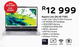 Computer Mania Acer Aspire Lite offer