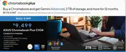 Computer Mania ASUS Chromebook Plus CX34 offer