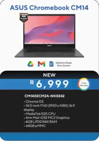 Computer Mania ASUS Chromebook CM14 offer