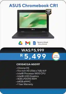 Computer Mania ASUS Chromebook CR1 offer