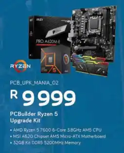 Computer Mania PCBuilder Ryzen 5 Upgrade Kit offer