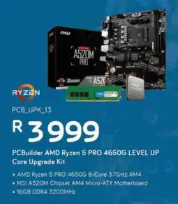 Computer Mania PCBuilder AMD Ryzen 5 PRO 4650G LEVEL UP Core Upgrade Kit offer