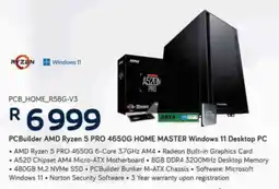 Computer Mania PCBuilder AMD Ryzen 5 PRO 4650G HOME MASTER Windows 11 Desktop PC offer