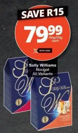 Checkers Sally Williams Nougat All Variants offer