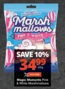 Checkers Magic Moments Pink & White Marshmallows offer