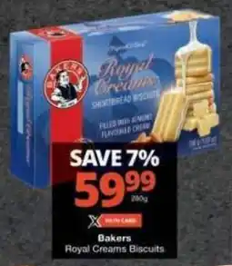 Checkers Bakers Royal Creams Biscuits offer