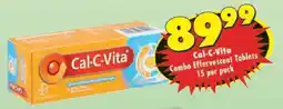Shoprite Cal-C-Vita Combo Effervescent Tablets offer