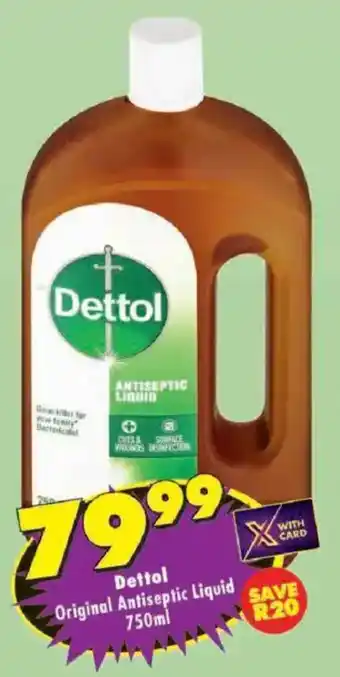 Shoprite Dettol Original Antiseptic Liquid offer
