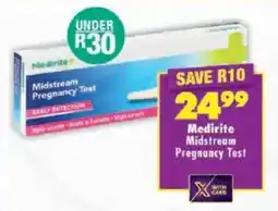 Shoprite Medirite Midstream Pregnancy Test offer