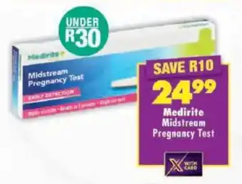 Shoprite Medirite Midstream Pregnancy Test offer