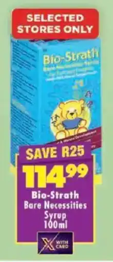 Shoprite Bio-Strath Bare Necessities Syrup offer