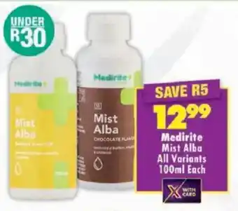 Shoprite Medirite Mist Alba All Variants offer