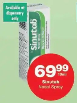 Shoprite Sinutab Nasal Spray offer