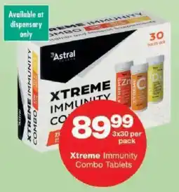 Shoprite Xtreme Immunity Combo Tablets offer