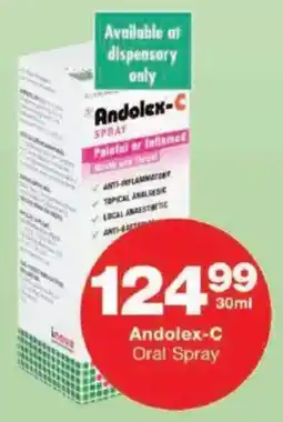 Shoprite Andolex-C Oral Spray offer