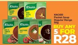 Elite Cash & Carry KNORR Packet Soup Regular Range offer