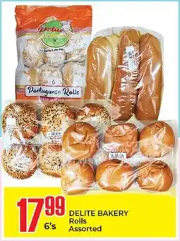 Elite Cash & Carry DELITE BAKERY Rolls Assorted offer