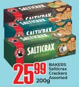 Elite Cash & Carry BAKERS Salticrax Crackers Assorted offer