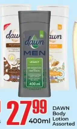 Elite Cash & Carry DAWN Body Lotion Assorted offer