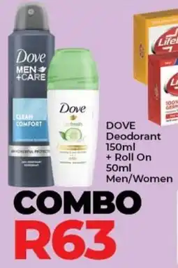 Elite Cash & Carry DOVE Deodorant + Roll On Men/ Women offer