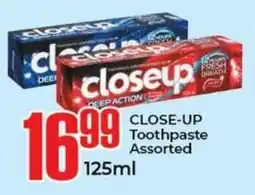 Elite Cash & Carry CLOSE-UP Toothpaste Assorted offer