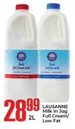 Elite Cash & Carry LAUSANNE Milk In Jug Full Cream/ Low Fat offer