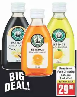 Frontline Robertsons Food Colouring Essence Asst. offer