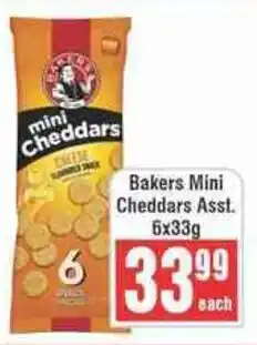 Frontline Bakers Mini Cheddars Asst. offer