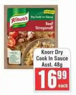 Frontline Knorr Dry Cook In Sauce Asst. offer