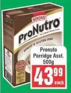 Frontline Pronuto Porridge Asst. offer