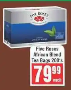 Frontline Five Roses African Blend Tea Bags offer