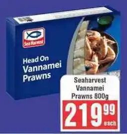 Frontline Seaharvest Vannamei Prawns offer