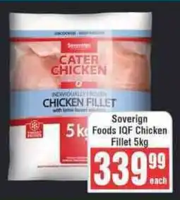 Frontline Soverign Foods IQF Chicken Fillet offer