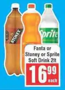 Frontline Fanta or Stoney or Sprite Soft Drink offer