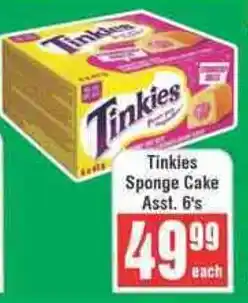 Frontline Tinkies Sponge Cake Asst. offer