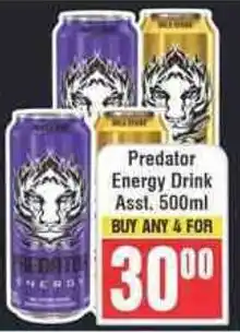 Frontline Predator Energy Drink Asst. offer