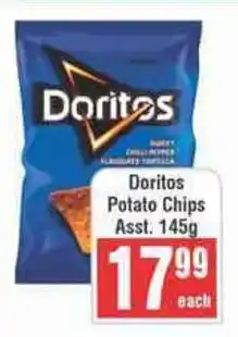 Frontline Doritos Potato Chips Asst. offer