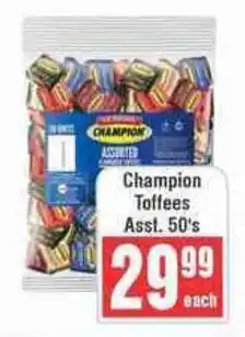 Frontline Champion Toffees Asst. offer