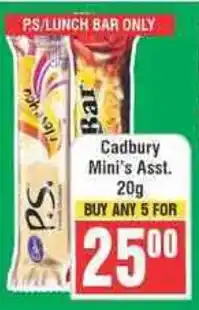 Frontline Cadbury Mini's Asst. offer