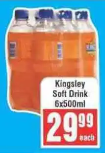 Frontline Kingsley Soft Drink offer