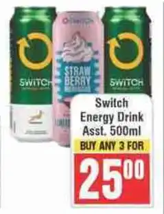 Frontline Switch Energy Drink Asst. offer