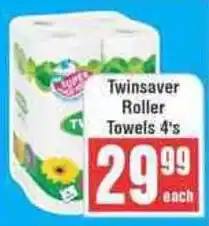 Frontline Twinsaver Roller Towels offer