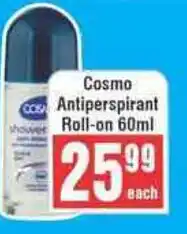 Frontline Cosmo Antiperspirant Shower Roll-on offer
