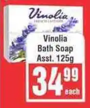 Frontline Vinolia Bath Soap Asst. offer