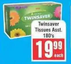 Frontline Twinsaver Tissues Asst. offer