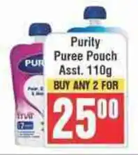 Frontline Purity Puree Pouch Asst. offer